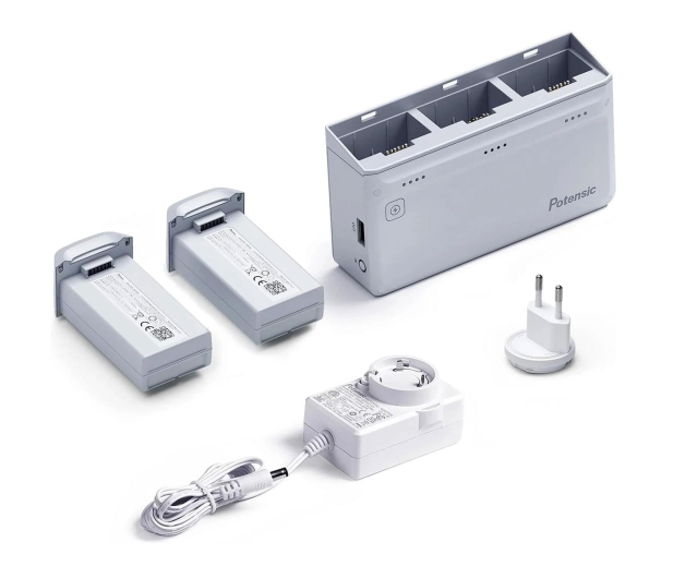 Potensic Hub Zestaw 2 akumulatory + ładowarka do Atom - 1483943 - zdjęcie
